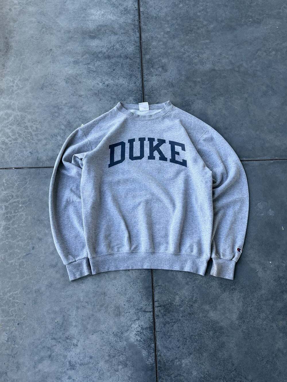 Vintage Champion Duke University Gray Crewneck Sweatshirt